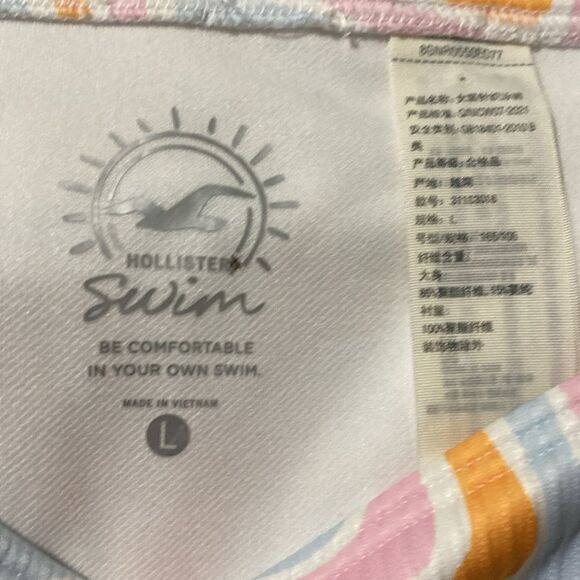 NWOT- Hollister adjustable strap wavy bikini bottoms- Size large - Picture 3 of 7